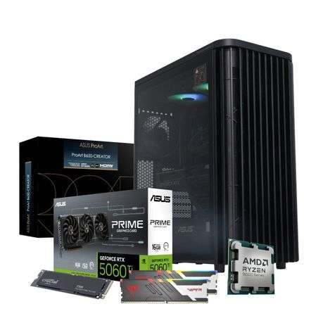 PCBuilder - Ryzen 7 9700X Monet Windows 11 Creator PC - PCBuilder - Ryzen 7 9700X Monet Windows 1...