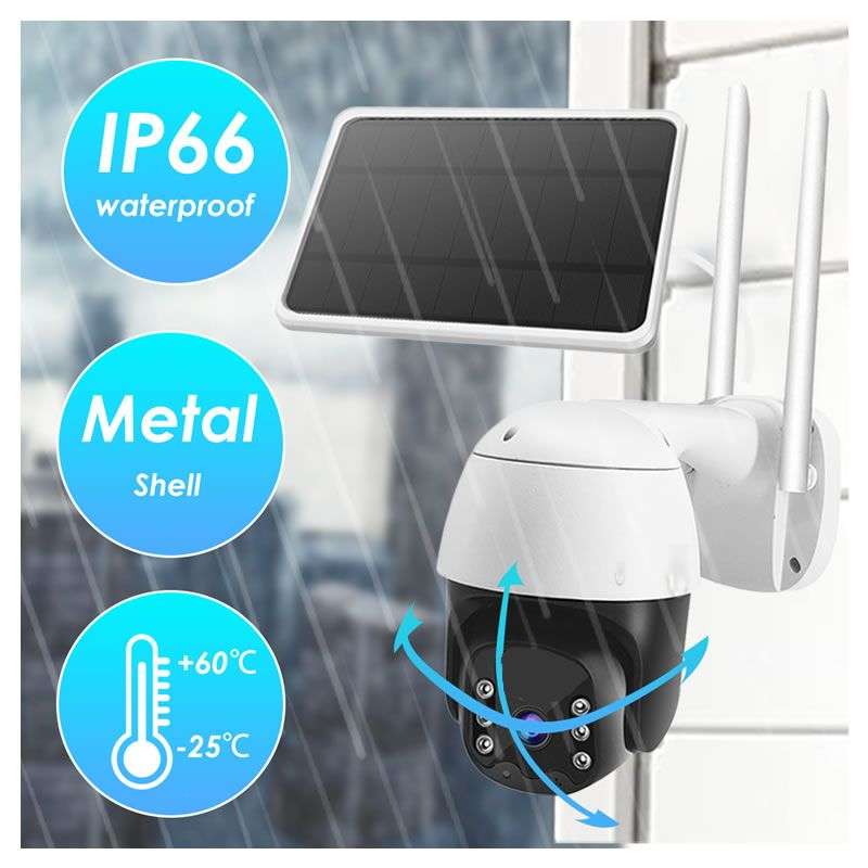 1080P HD 4K Outdoor Solar Powered Security Camera Q-SX908
