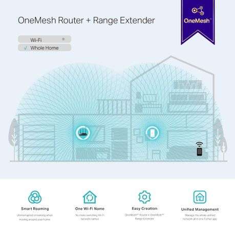 Tp-Link - RE230 AC750 Dual-Band Wireless Range Extender - Tp-Link - RE230 AC750 Dual-Band Wireles...