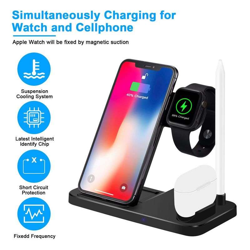 4 in 1 Fast Charging Apple Charging/Docking Station