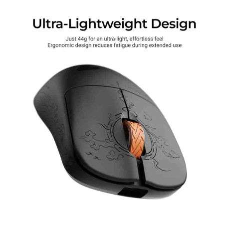Keychron - G3 Ultra-Light Wireless Gaming Mouse - Black - Keychron - G3 Ultra-Light Wireless Gami...