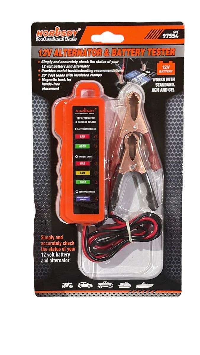 12v alternator & battery tester