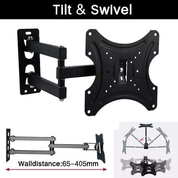 14-42 Inch Wall Mount Swivel TV Bracket