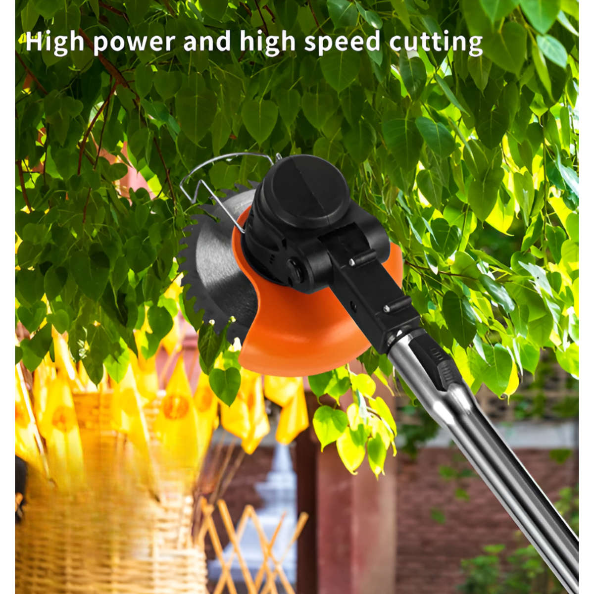 Rechargable Cordless Electric Weeding Cutter Machine with 2 x 48V Lithium Baterries