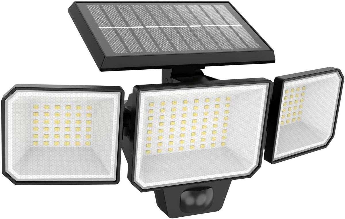 Philips Nysil Security Solar Sensor Wall Light 8.7W LED Floodlight - Box Damaged