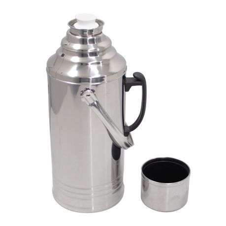 3.2 Liter Stainless Steel Glass-Inner Vacuum Insulated Flask & Carry Handle