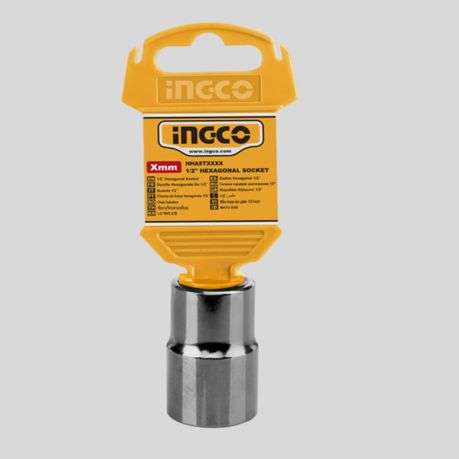 Ingco - Socket Hex 1/2" Drive 6-Point - 26mm - Ingco - Socket Hex 1/2" Drive 6-Point - 26mm