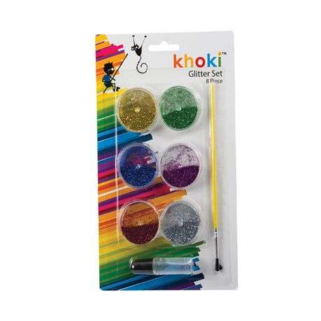 Glitter Set - Art & Craft - Assorted Materials - Assorted Colours - 8 Piece