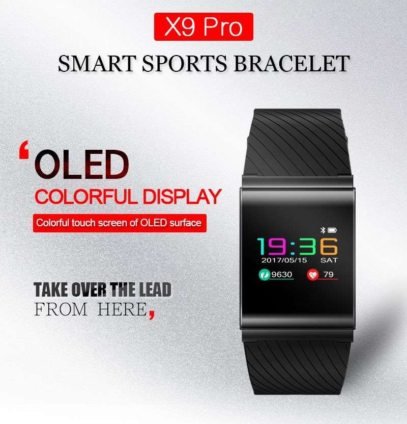 Techme X9 Pro Heart Rate Smartband - Open Box