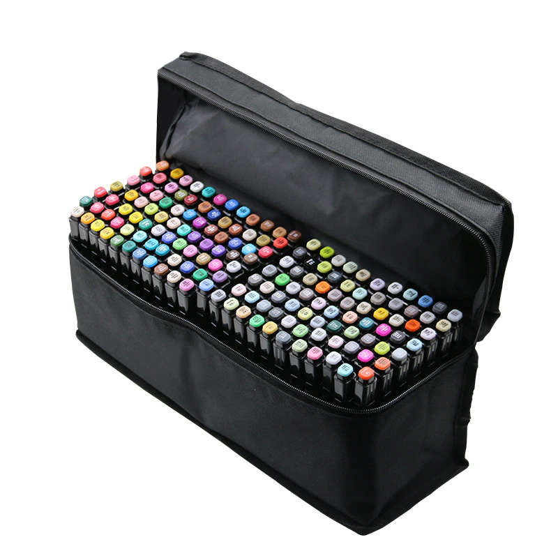 Set Of 168 Double Head Alcohol Oil Art Drawing Marker Pen