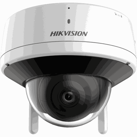 Hikvision Security - Hikvision - 4 MP Outdoor Audio Fixed Dome WiFi Camera - Hikvision Security -...