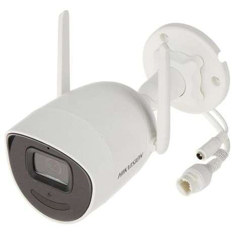 Hikvision - Bullet Wireless Outdoor Security Camera, 4mm Lens, 2MP - Hikvision - Bullet Wireless ...