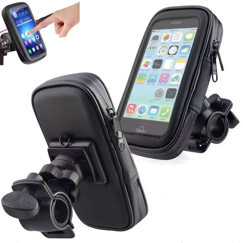 Waterproof Motorcycle Phone Holder- Universal Bike Mount with 360 Rotation