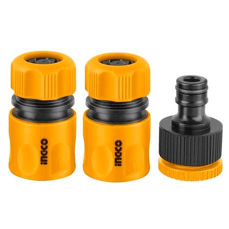 Ingco - Hose Quick Connector Set (3 Piece) - Ingco - Hose Quick Connector Set (3 Piece)