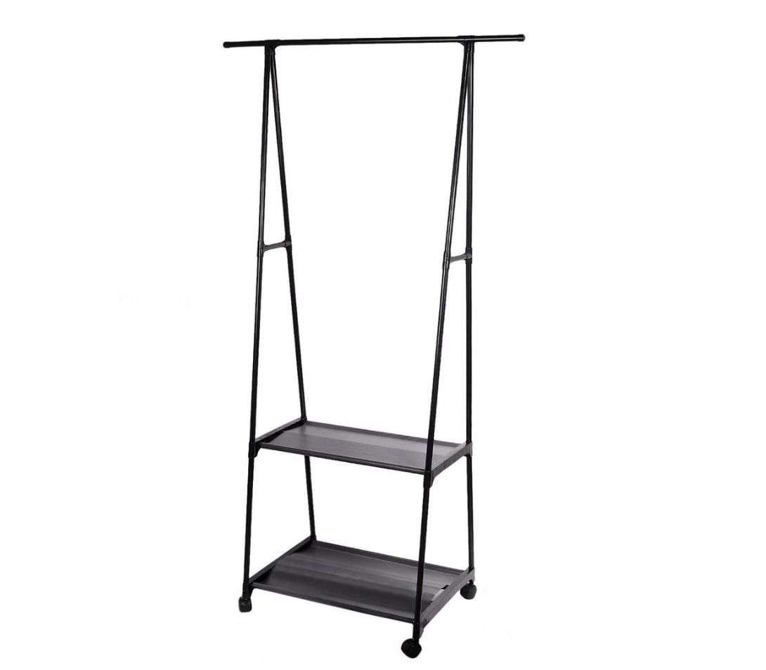 Portable Triangular Space Saving Clothes Hanger Organizer Rack