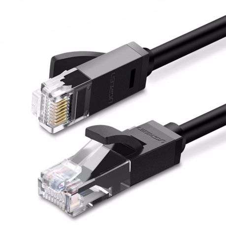 Ugreen - 20162 CAT6 UTP Round LAN 5m Cable-BK - Ugreen - 20162 CAT6 UTP Round LAN 5m Cable-BK