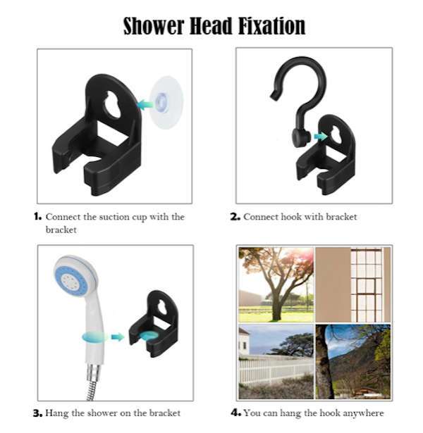 EasySpray Portable Shower Pump + Fixtures