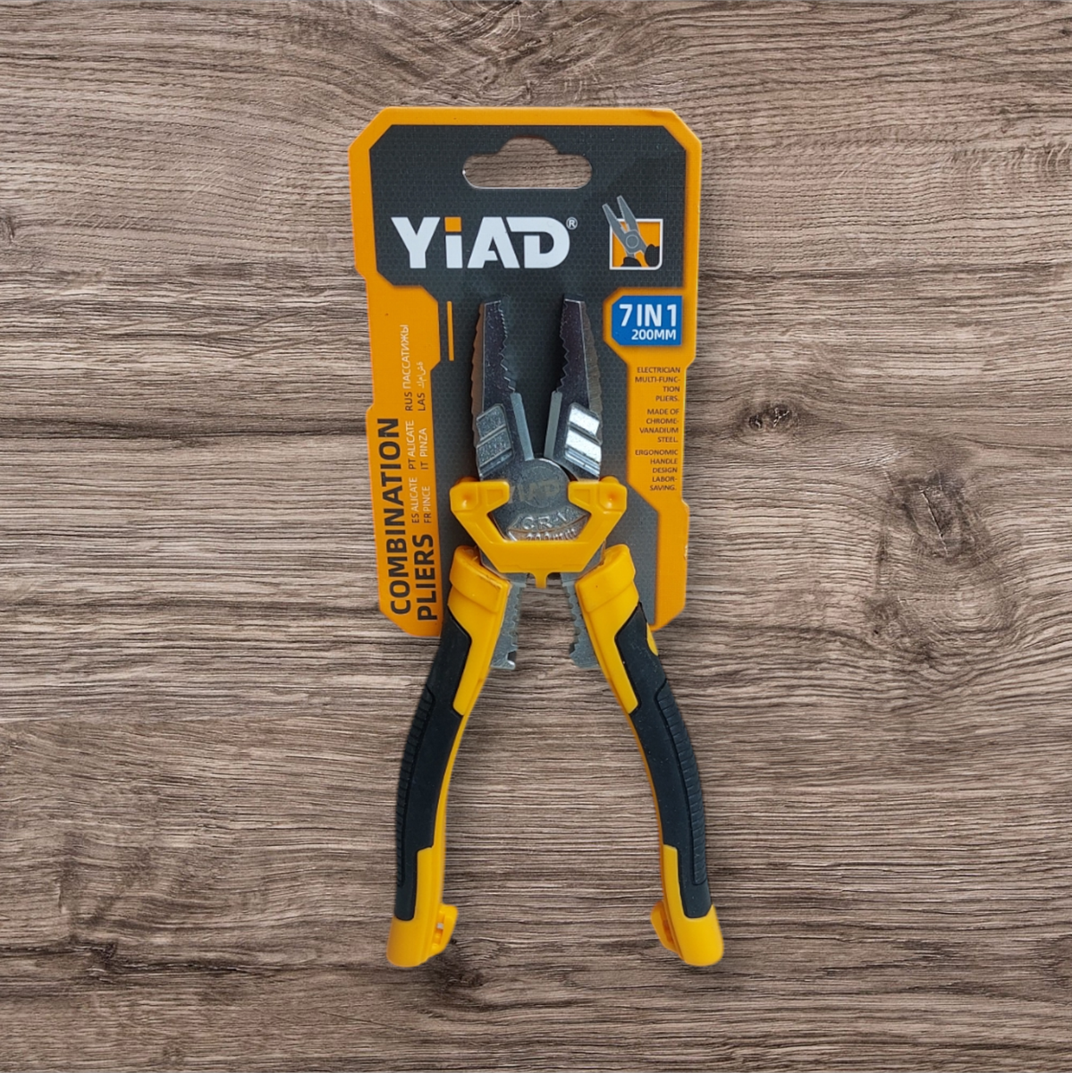 Yiad Multifunctional 7-In-1 High Leverage Combination Pliers 200mm