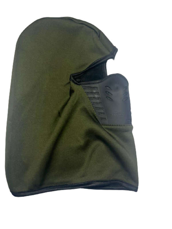 Balaclava Full Face Mask with Breathable Air Vents - Green