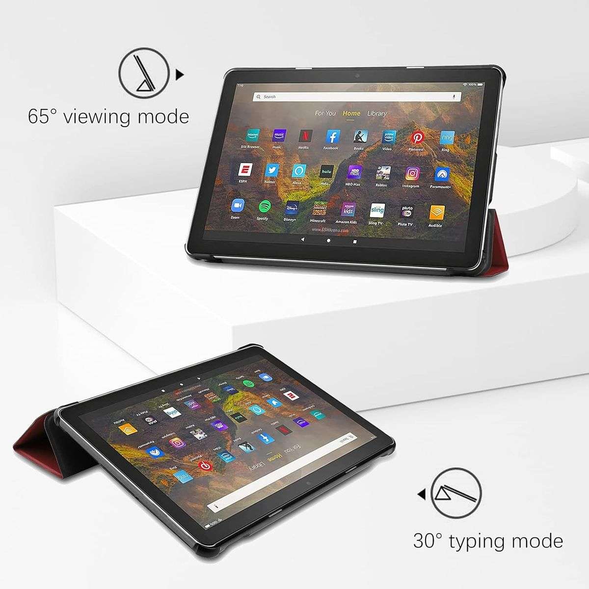 Amazon Fire Tablet HD8 Bundle (Latest 2024 Model)