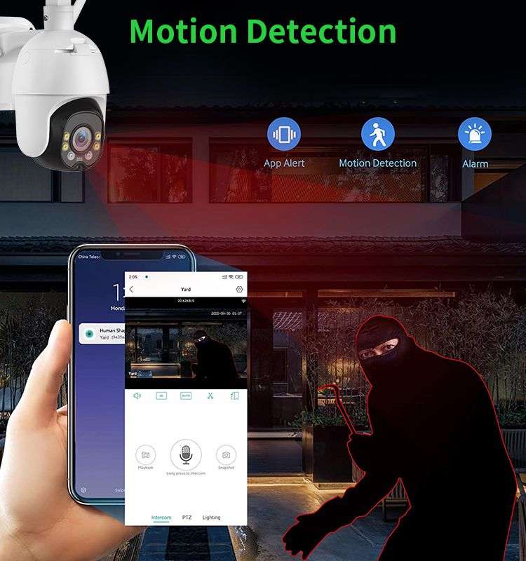 Outdoor Solar 4G Wireless Security  WiFi Camera