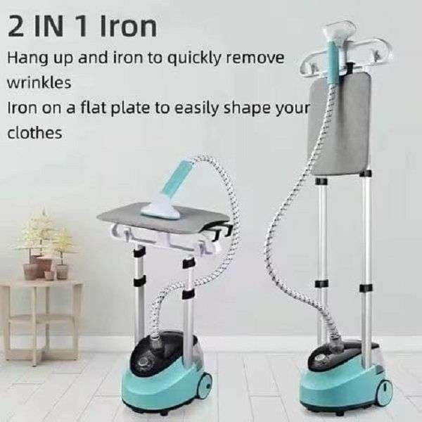 2 In 1 Vertical Garment Steamer and Iron