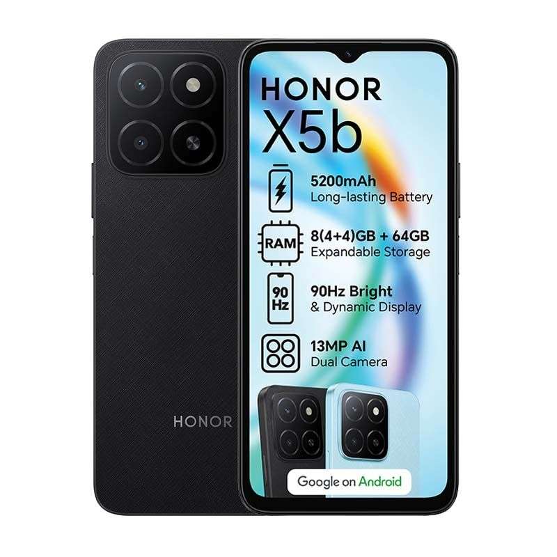 HONOR X5b 64GB LTE Dual Sim - Midnight Black
