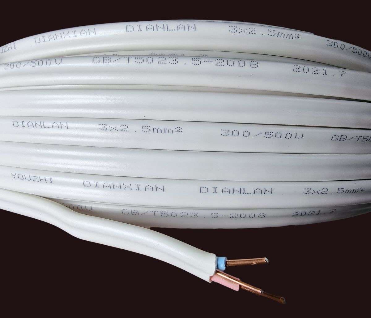 3 Core 2.5mm Twin and Earth Flat Cable 100m