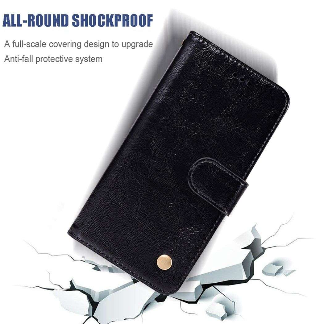 Vintage Faux Leather Wallet Flip Shockproof Case for Samsung Vintage A32 4G