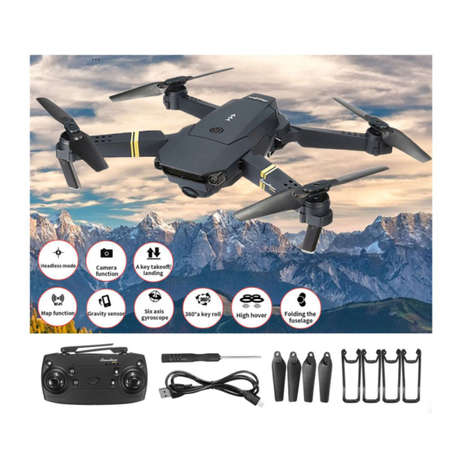 Min Micro Foldable Drone Set With Dual Cameras