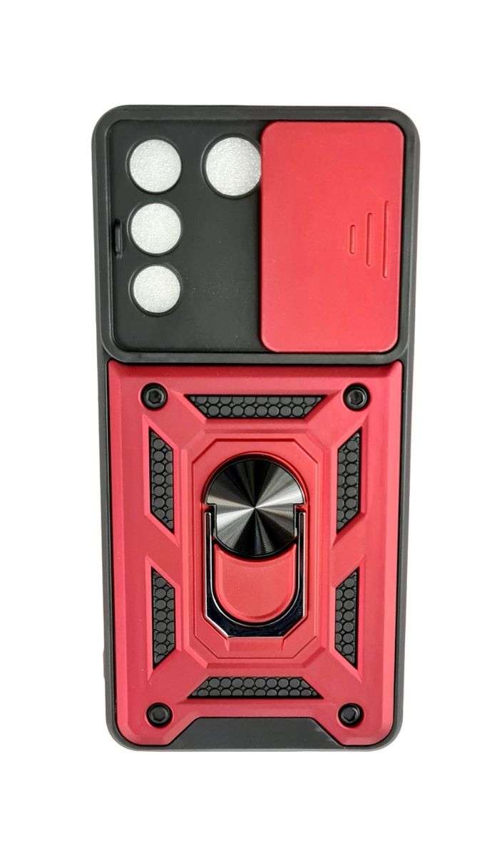 Shockproof Case with Sliding Camera Protection for Vivo V27E