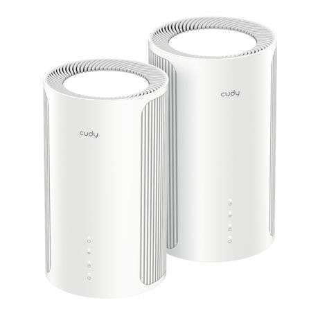 Cudy - BE6500 2.5G Mesh Wi-Fi 7 System  2 Pack - Cudy - BE6500 2.5G Mesh Wi-Fi 7 System  2 ...