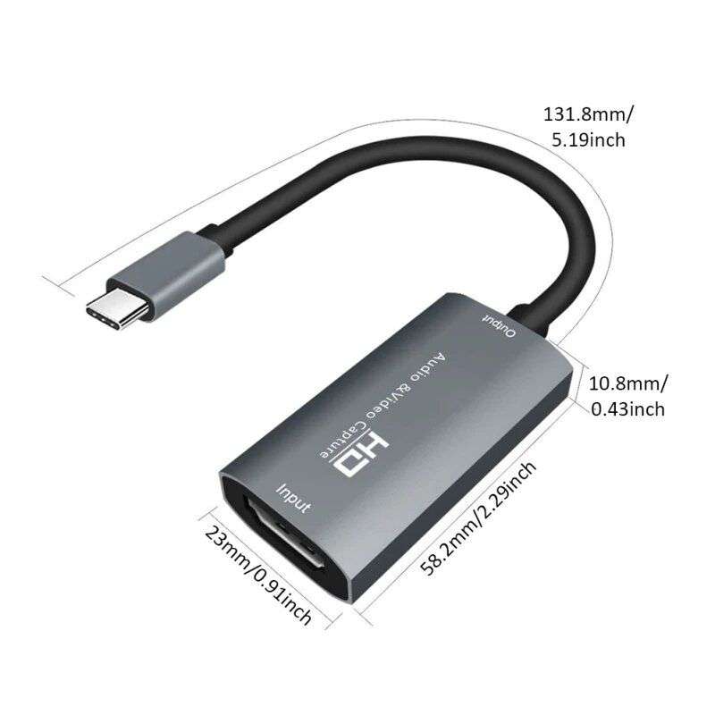 HD 4K HDMI To USB TYPE-C Audio And Video Capture Card