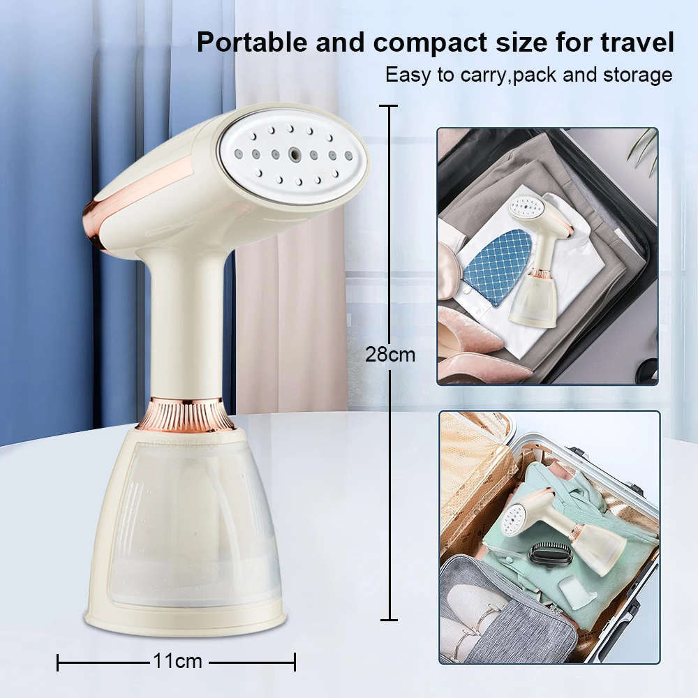 1500W Steam Iron Portable Handheld Garment Steamer