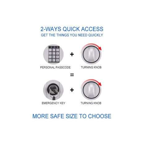 35 x 25 x 25cm Digital Electronic Security Safe Box -XF0717