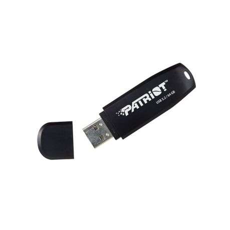 Patriot - Xporter Core 64GB USB3.2 Flash Drive - Black - Patriot - Xporter Core 64GB USB3.2 Flash...