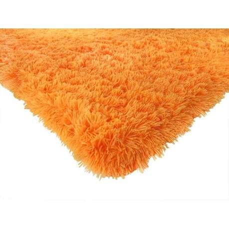 Light fluffy shaggy Rug/Carpet 150X200CM - ORANGE