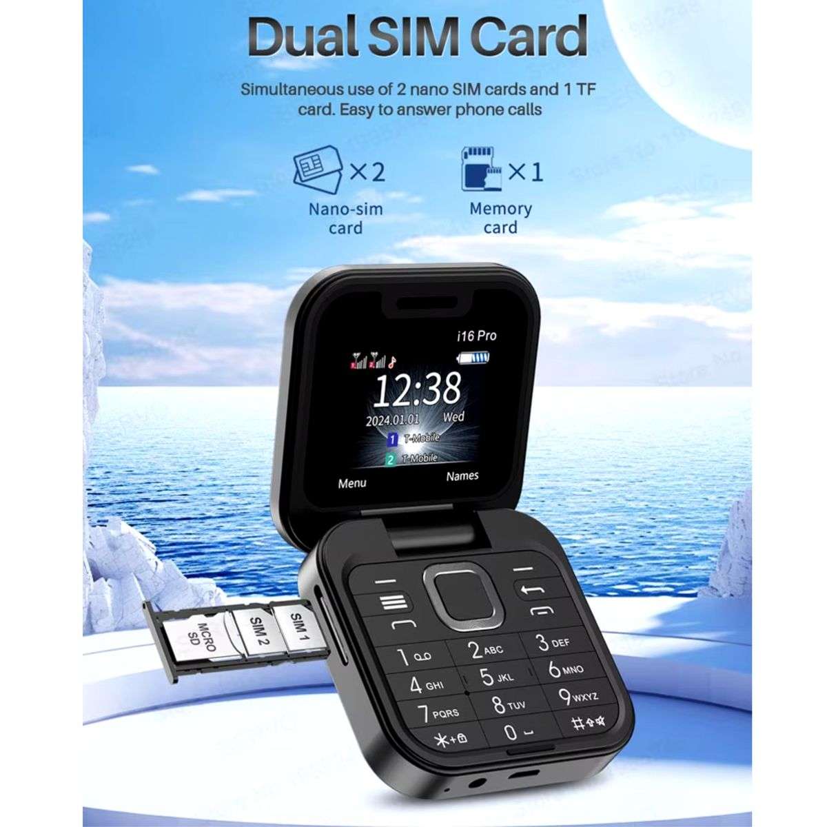 P9 Pro Mini Folding Phone