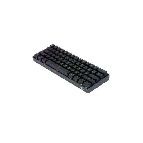 Redragon - Dragonborn Wired Mechanical Keyboard RGB 61 Key Design - Black - Redragon - Dragonborn...