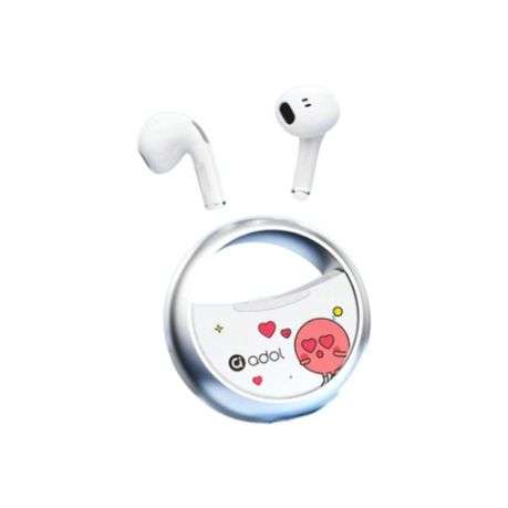 ASUS Adol- Wireless Earbuds With Rotatable Case - White