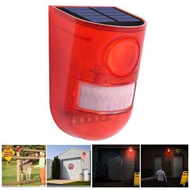 Solar Sensor Alarm Light