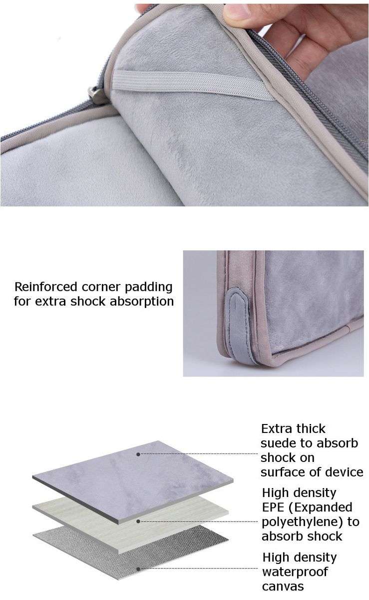 Olive Tree - Slim Notebook Laptop Protective Carry Case 15.4- Peach