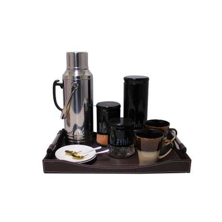 2 Liter Stainless Steel Glass-Inner Vacuum Insulated Flask & Carry Handle