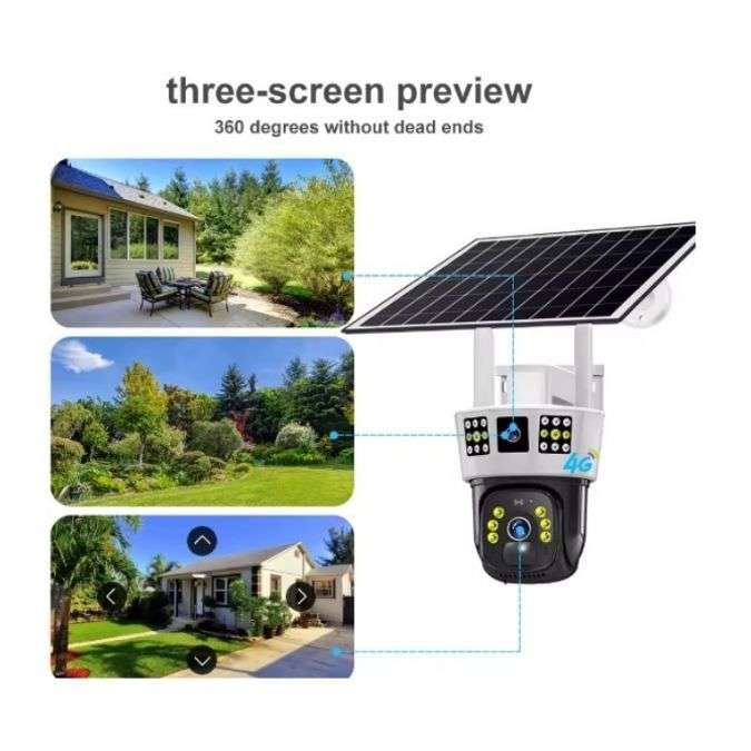 4G Solar PTZ Security Camera