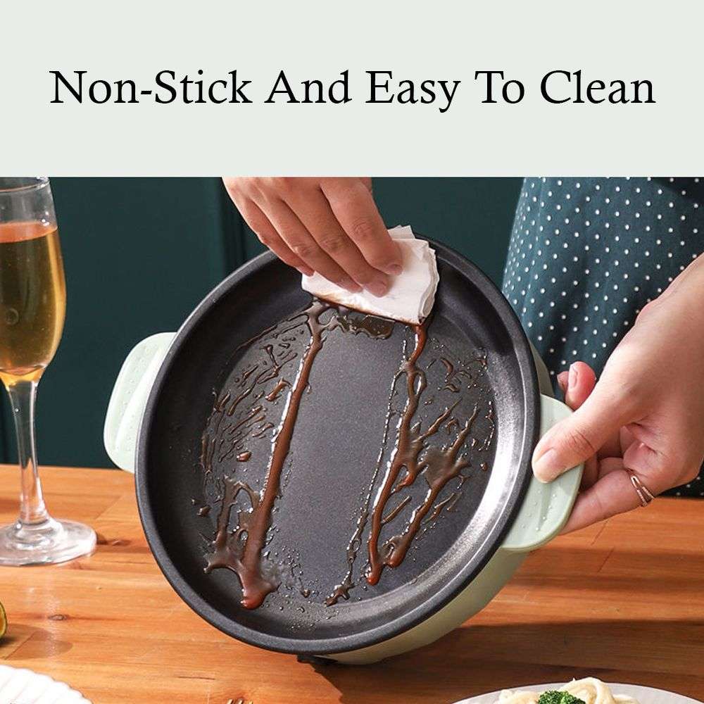 Multi-functional Mini Electric Frying Baking Pan 22cm