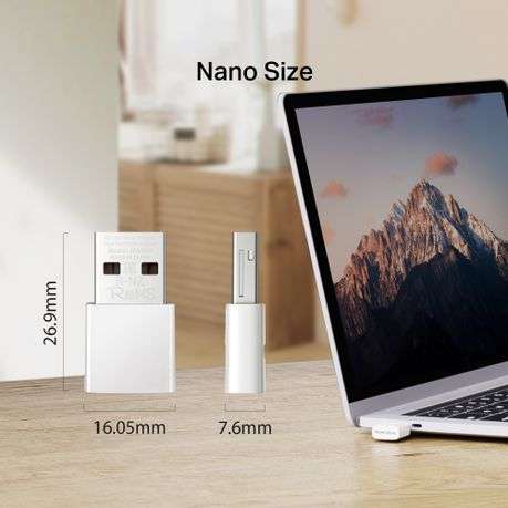 Mercusys - MA30N AC1300 Nano Wireless Dual Band USB Adapter - Mercusys - MA30N AC1300 Nano Wirele...