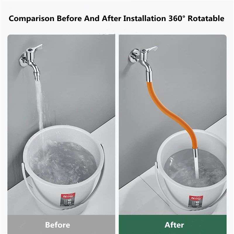 360° Faucet Flexible Extension for Kitchen Sink and Bathroom
