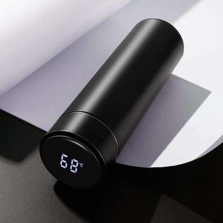Stainless Steel Led Display Thermos Bottle