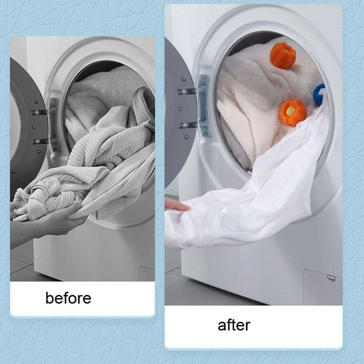 2 Pack Best-Trader Washing Machine Laundry Decontamination Cleaning Ball
