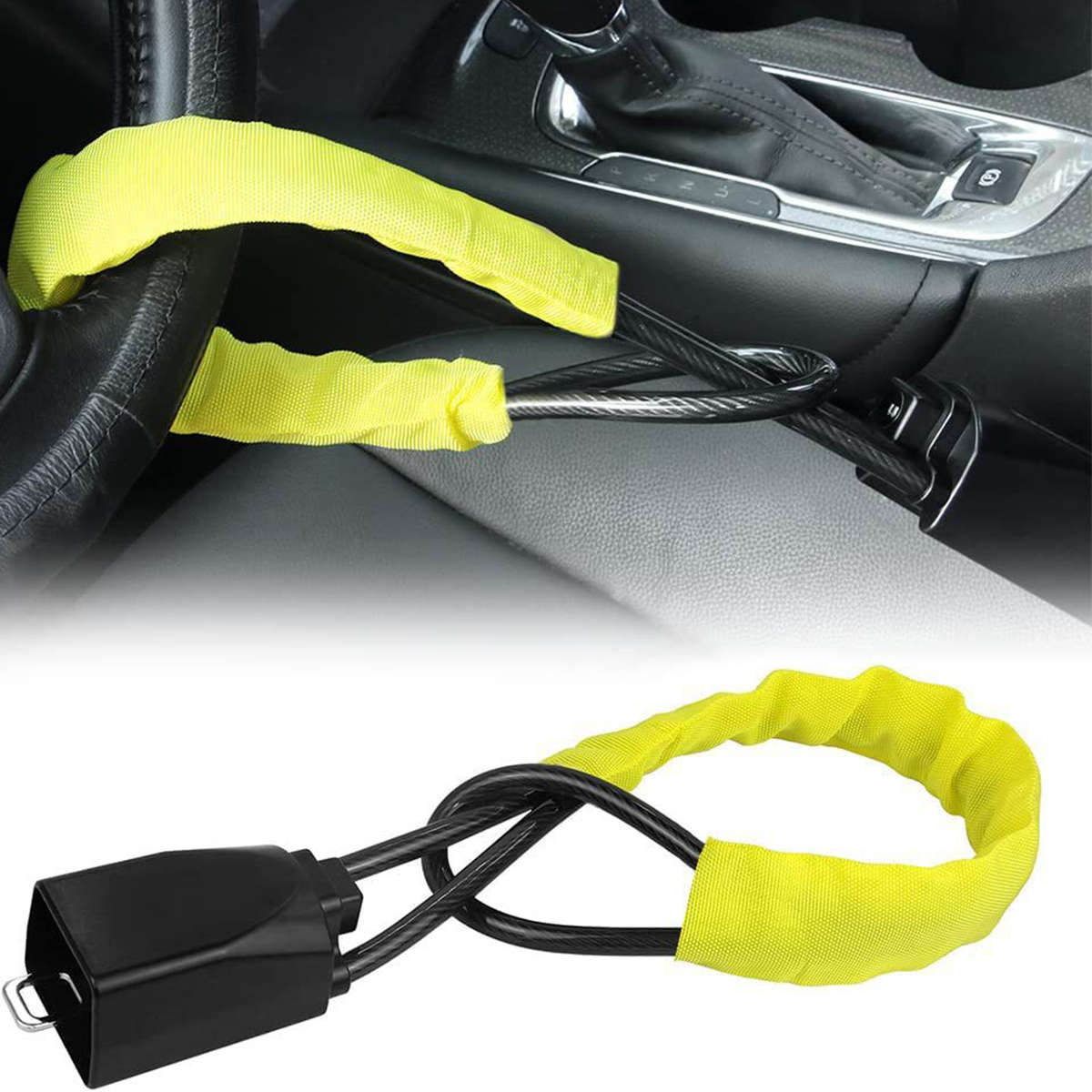 Steering wheel lock anti-theft  device